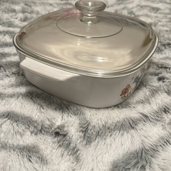 Corning Ware “Country Fair” dated 1975 with lid included; vintage and rare dish - Picture 10 of 10